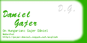 daniel gajer business card