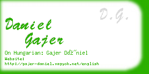 daniel gajer business card